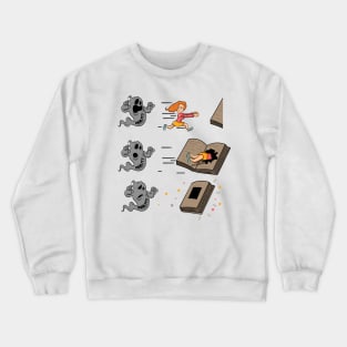 Book Nerd Escaping From Reality Crewneck Sweatshirt